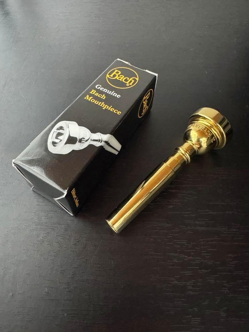 Bach 1C GP トランペットマウスピース 金メッキ Bach 1C GP トランペットマウスピース 金メッキ 黄金一味